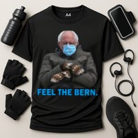 Bernie Mittens Bernie Sanders Feel The Bern Inauguration Day Cooling Performance Crew T-Shirt