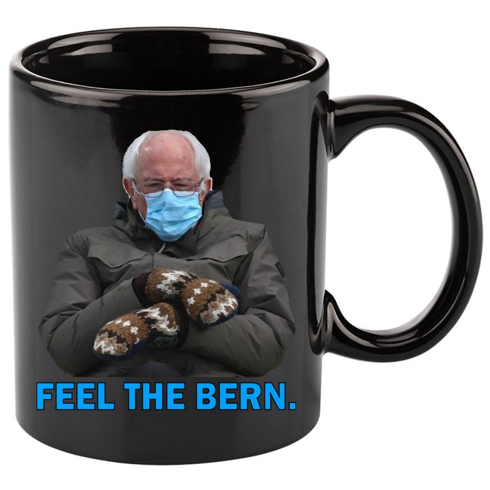 Bernie Mittens Bernie Sanders Feel The Bern Inauguration Day 11oz C Handle Ceramic Mug