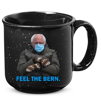 Bernie Mittens Bernie Sanders Feel The Bern Inauguration Day 15oz Campfire Ceramic Mug