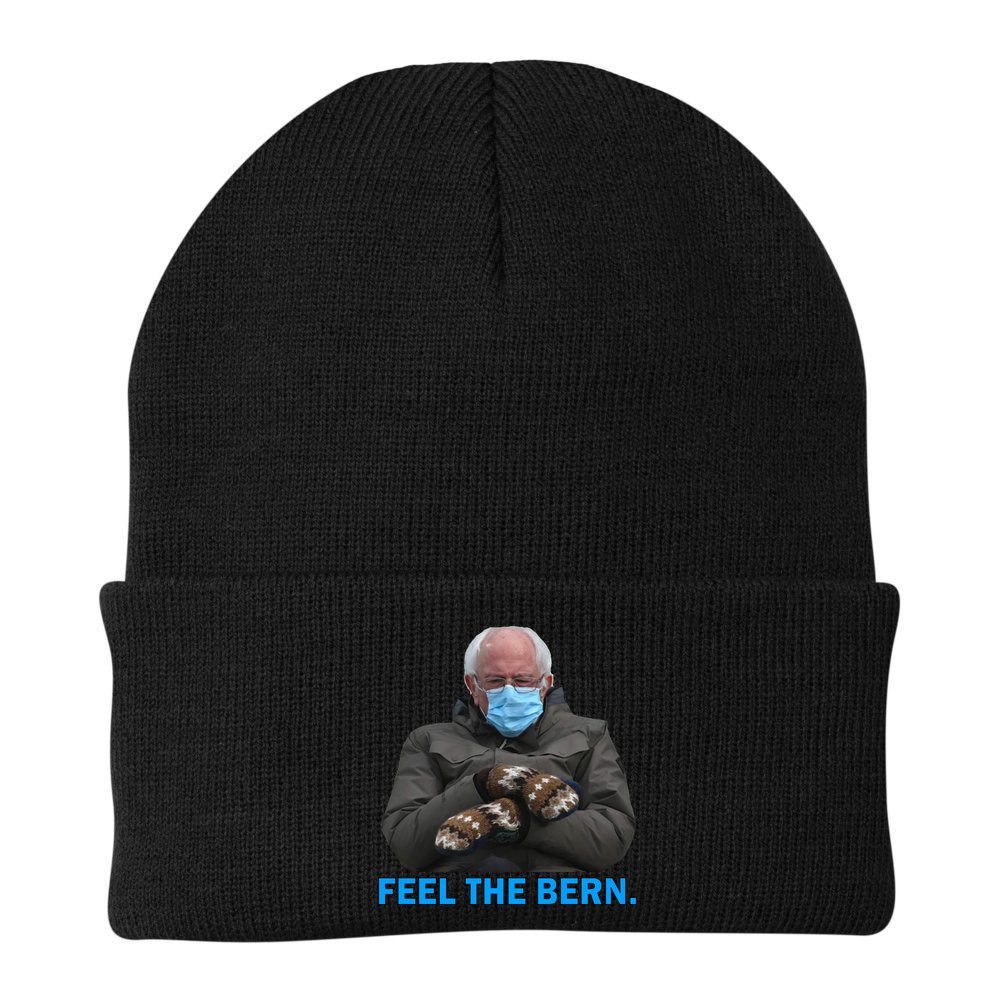 Bernie Mittens Bernie Sanders Feel The Bern Inauguration Day Beanie