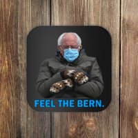 Bernie Mittens Bernie Sanders Feel The Bern Inauguration Day Coaster