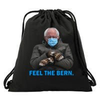 Bernie Mittens Bernie Sanders Feel The Bern Inauguration Day Drawstring Bag