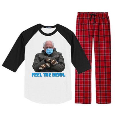 Bernie Mittens Bernie Sanders Feel The Bern Inauguration Day Raglan Sleeve Pajama Set