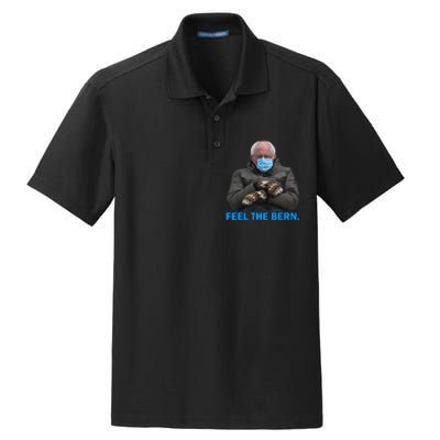 Bernie Mittens Bernie Sanders Feel The Bern Inauguration Day Dry Zone Grid Polo