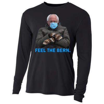 Bernie Mittens Bernie Sanders Feel The Bern Inauguration Day Cooling Performance Long Sleeve Crew