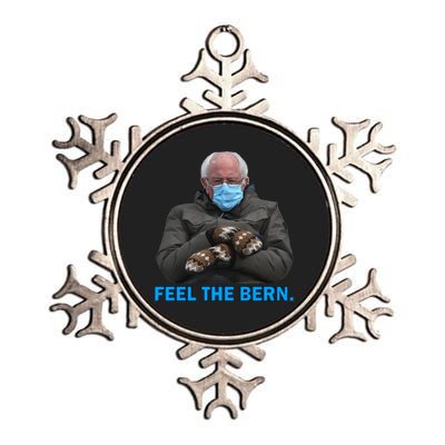 Bernie Mittens Bernie Sanders Feel The Bern Inauguration Day Metallic Star Ornament