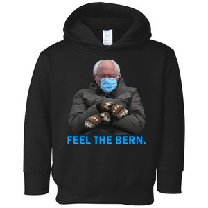 Bernie Mittens Bernie Sanders Feel The Bern Inauguration Day Toddler Hoodie