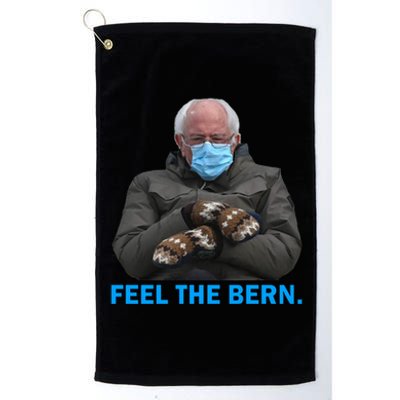 Bernie Mittens Bernie Sanders Feel The Bern Inauguration Day Platinum Collection Golf Towel