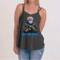 Bernie Mittens Bernie Sanders Feel The Bern Inauguration Day Women's Strappy Tank