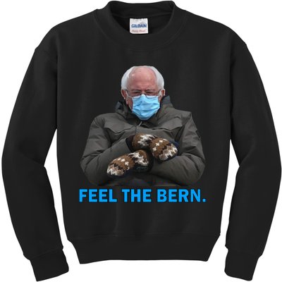Bernie Mittens Bernie Sanders Feel The Bern Inauguration Day Kids Sweatshirt