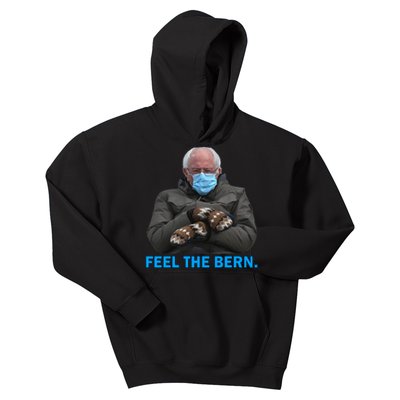 Bernie Mittens Bernie Sanders Feel The Bern Inauguration Day Kids Hoodie