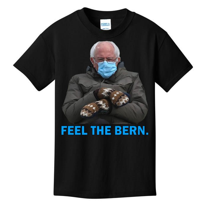 Bernie Mittens Bernie Sanders Feel The Bern Inauguration Day Kids T-Shirt