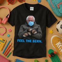 Bernie Mittens Bernie Sanders Feel The Bern Inauguration Day Kids T-Shirt