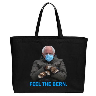 Bernie Mittens Bernie Sanders Feel The Bern Inauguration Day Cotton Canvas Jumbo Tote