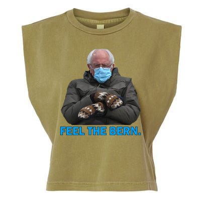 Bernie Mittens Bernie Sanders Feel The Bern Inauguration Day Garment-Dyed Women's Muscle Tee