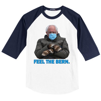 Bernie Mittens Bernie Sanders Feel The Bern Inauguration Day Baseball Sleeve Shirt