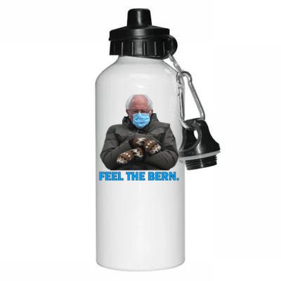 Bernie Mittens Bernie Sanders Feel The Bern Inauguration Day Aluminum Water Bottle