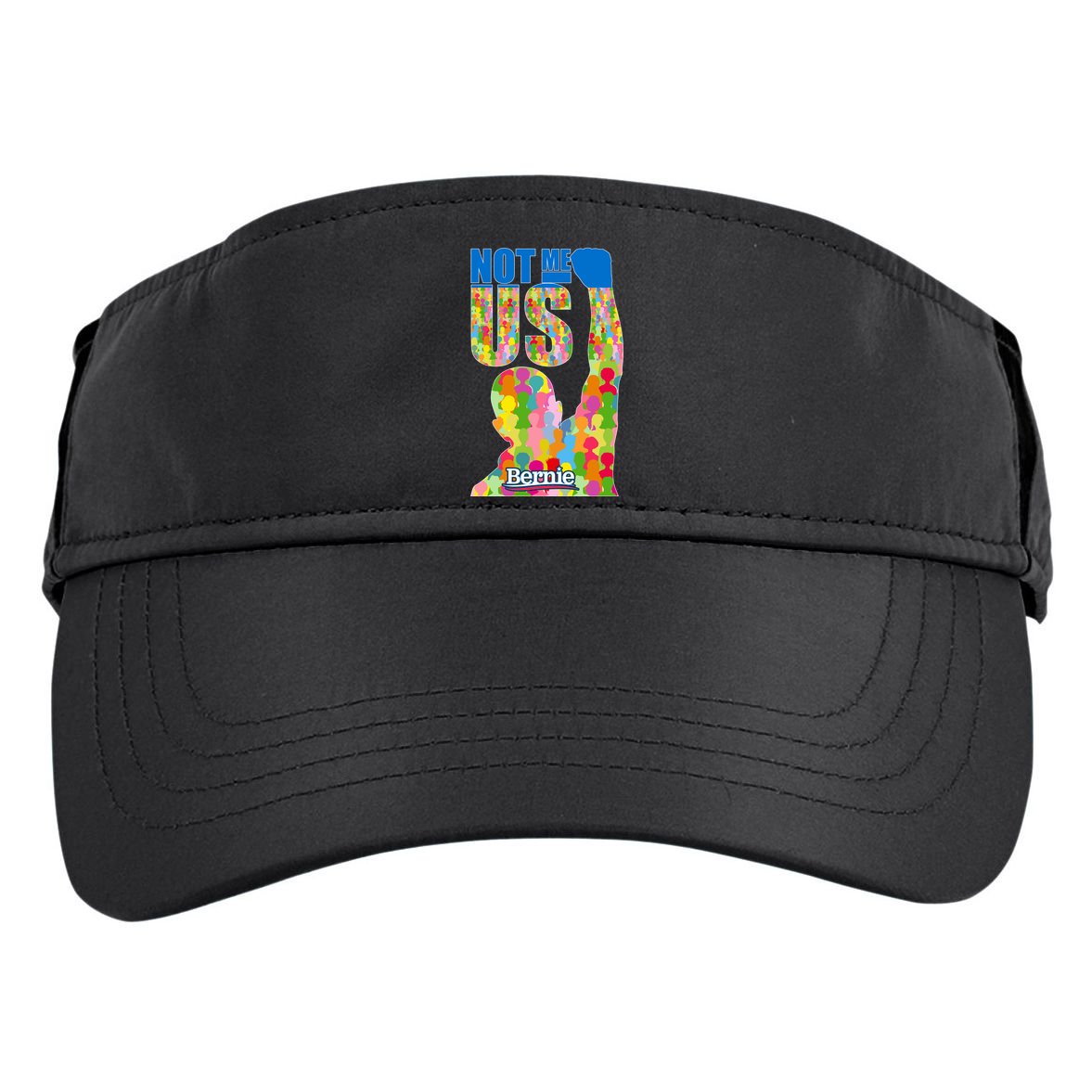 Bernie Sanders 2020 Not Me Us Adult Drive Performance Visor