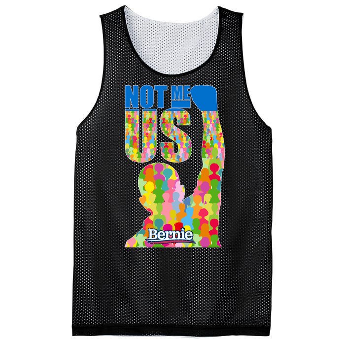 Bernie Sanders 2020 Not Me Us Mesh Reversible Basketball Jersey Tank