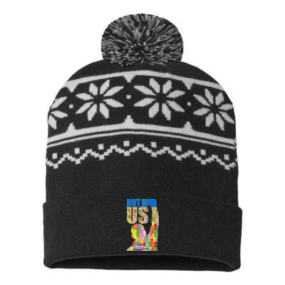 Bernie Sanders 2020 Not Me Us USA-Made Snowflake Beanie