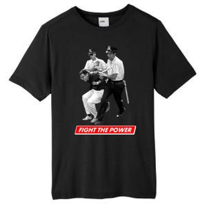 Bernie Sanders Fight The Power Tall Fusion ChromaSoft Performance T-Shirt