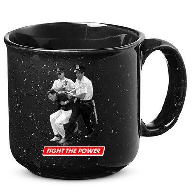 Bernie Sanders Fight The Power 15oz Campfire Ceramic Mug