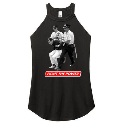 Bernie Sanders Fight The Power Women’s Perfect Tri Rocker Tank