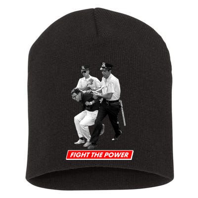 Bernie Sanders Fight The Power Short Acrylic Beanie