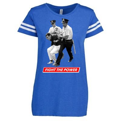 Bernie Sanders Fight The Power Enza Ladies Jersey Football T-Shirt