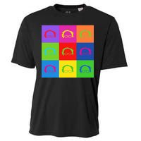 Bernie Sanders Hair Minimalist Pop Art Cooling Performance Crew T-Shirt