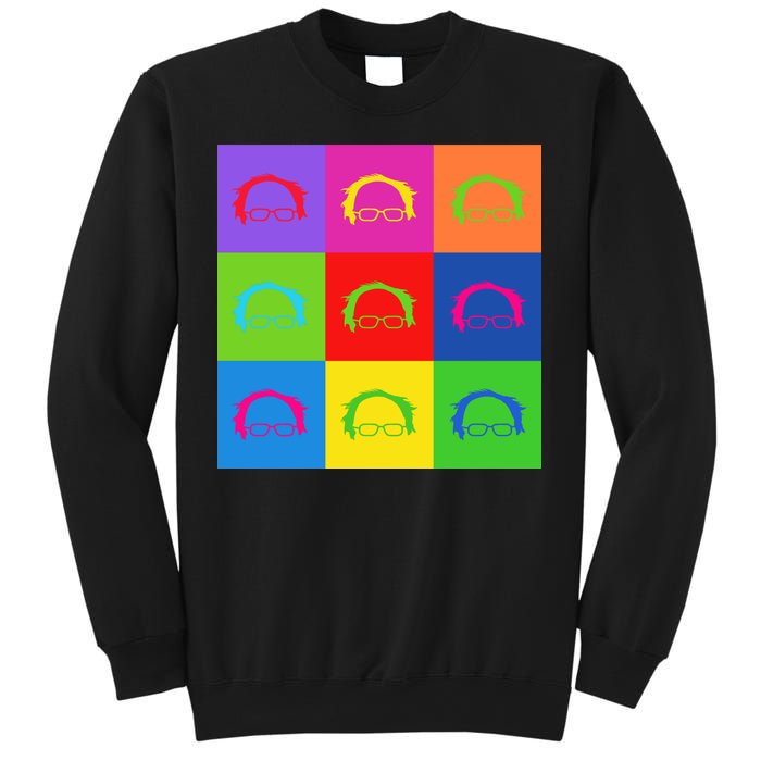 Bernie Sanders Hair Minimalist Pop Art Sweatshirt