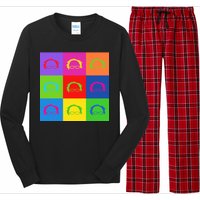 Bernie Sanders Hair Minimalist Pop Art Long Sleeve Pajama Set