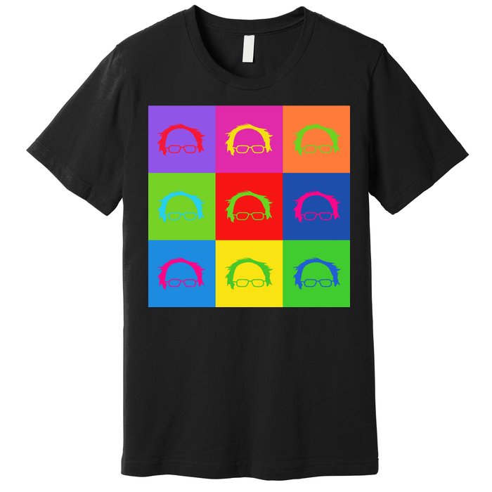 Bernie Sanders Hair Minimalist Pop Art Premium T-Shirt