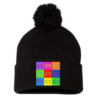 Bernie Sanders Hair Minimalist Pop Art Pom Pom 12in Knit Beanie