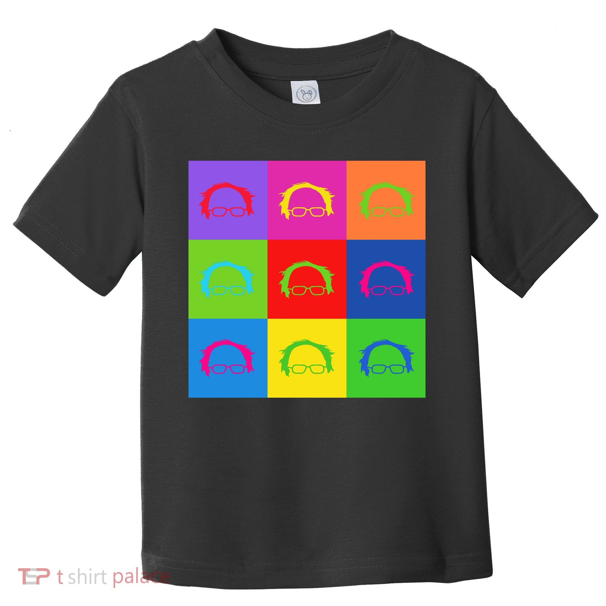 Bernie Sanders Hair Minimalist Pop Art Toddler T-Shirt