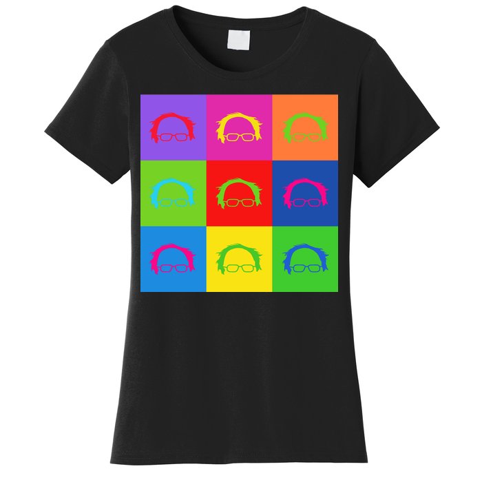 Bernie Sanders Hair Minimalist Pop Art Women's T-Shirt