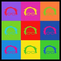 Bernie Sanders Hair Minimalist Pop Art Full Zip Hoodie