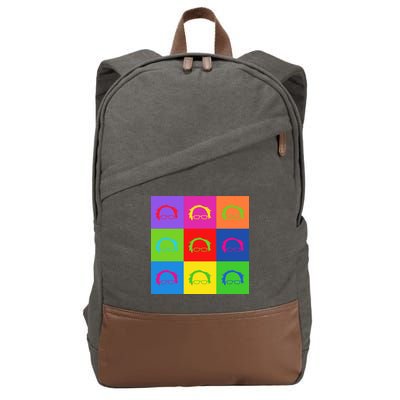 Bernie Sanders Hair Minimalist Pop Art Cotton Canvas Backpack