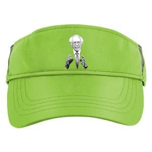 Bernie Sanders Hands Black and White Portrait Adult Drive Performance Visor