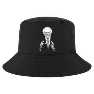 Bernie Sanders Hands Black and White Portrait Cool Comfort Performance Bucket Hat