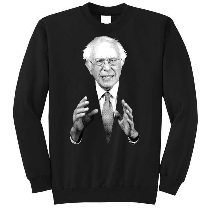 Bernie Sanders Hands Black and White Portrait Sweatshirt