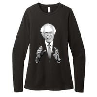 Bernie Sanders Hands Black and White Portrait Womens CVC Long Sleeve Shirt