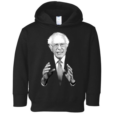 Bernie Sanders Hands Black and White Portrait Toddler Hoodie