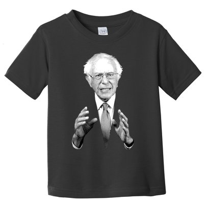 Bernie Sanders Hands Black and White Portrait Toddler T-Shirt