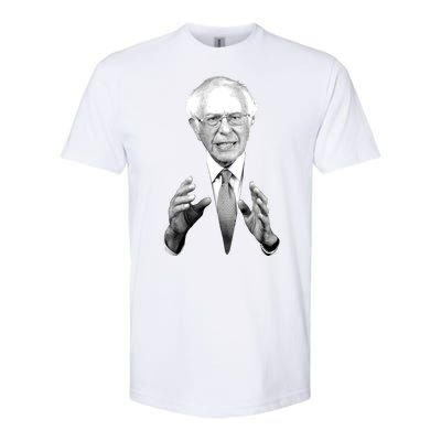 Bernie Sanders Hands Black and White Portrait Softstyle® CVC T-Shirt