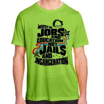 Bernie Sanders Invest In Jobs Adult ChromaSoft Performance T-Shirt