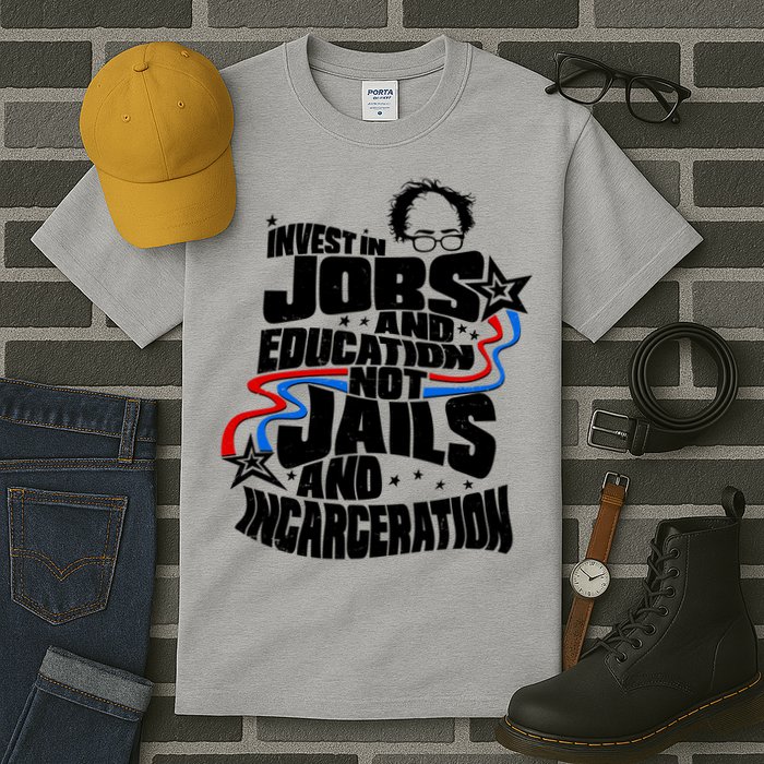 Bernie Sanders Invest In Jobs Tall T-Shirt