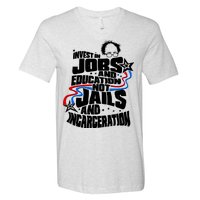 Bernie Sanders Invest In Jobs V-Neck T-Shirt