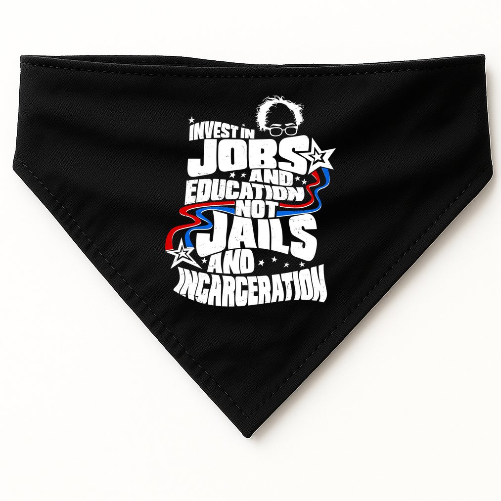 Bernie Sanders Invest In Jobs USA-Made Doggie Bandana
