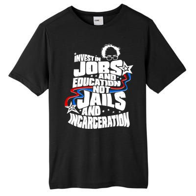 Bernie Sanders Invest In Jobs Tall Fusion ChromaSoft Performance T-Shirt